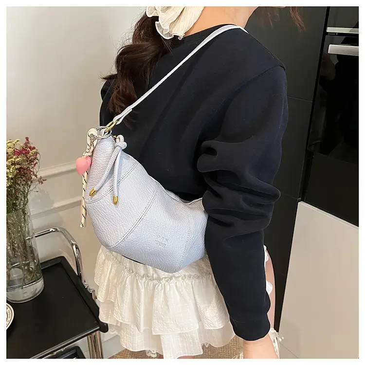 2026 French Style Niche Bags for Women, Cute Crossbody & Shoulder, Spring Summer Croissant Design — feature 28