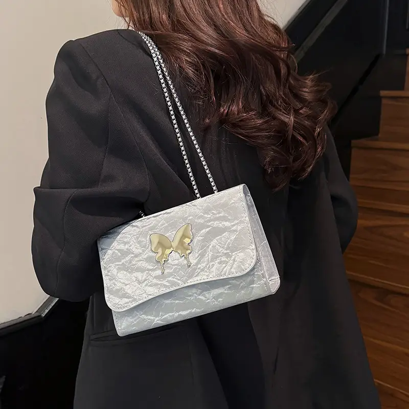 Pink Butterfly Crossbody Bag for Women 2025 Spring Summer - Image 8