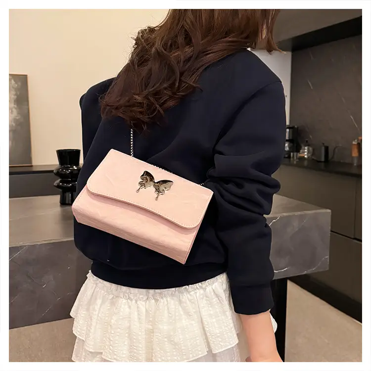 Pink Butterfly Crossbody Bag for Women 2025 Spring Summer — feature 18