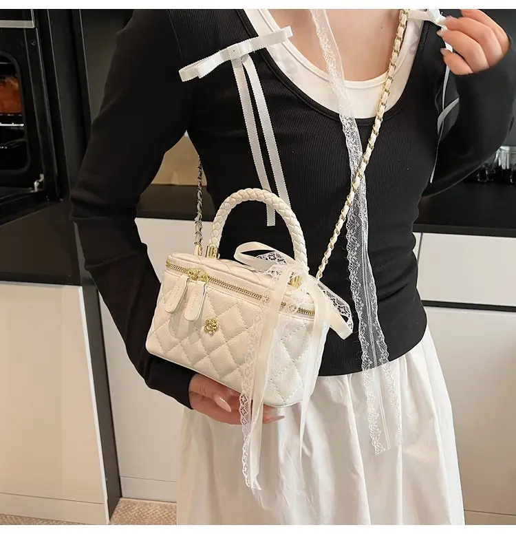Pink Quilted Handheld Bag for Women 2026 — feature 13