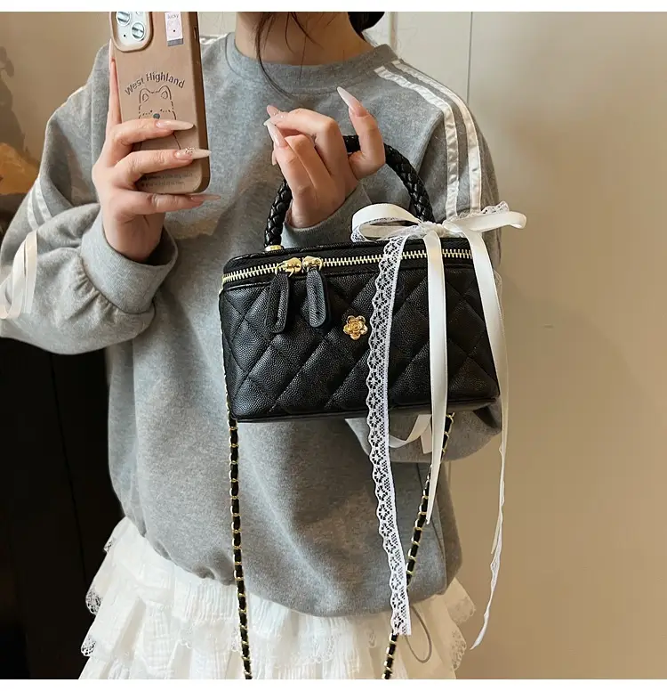 Pink Quilted Handheld Bag for Women 2026 — feature 21