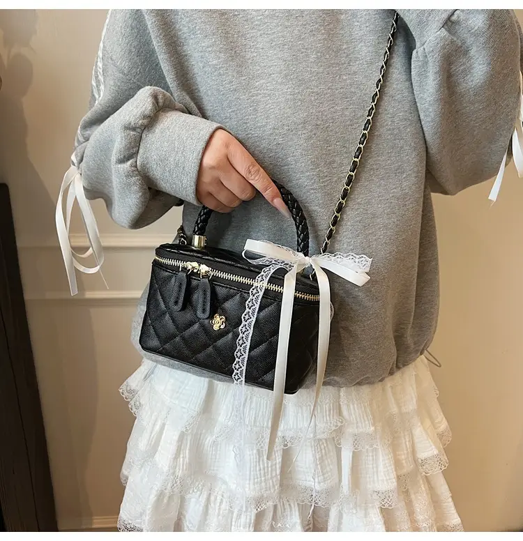 Pink Quilted Handheld Bag for Women 2026 — feature 23