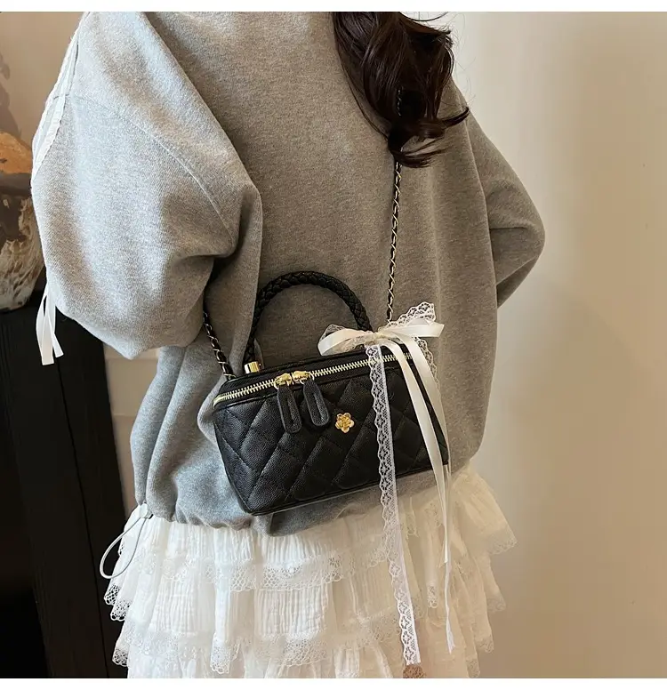 Pink Quilted Handheld Bag for Women 2026 — feature 25