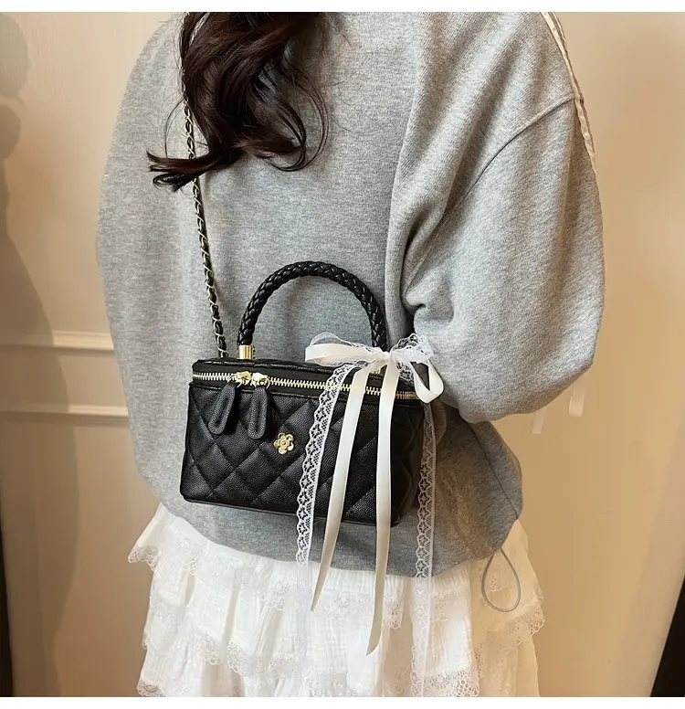 Pink Quilted Handheld Bag for Women 2026 — feature 26