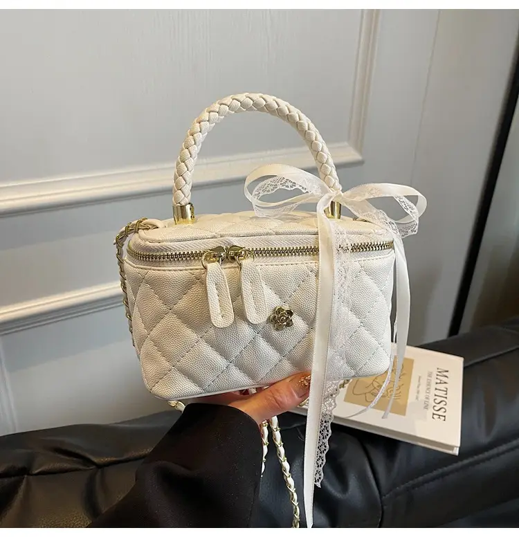 Pink Quilted Handheld Bag for Women 2026 — feature 27
