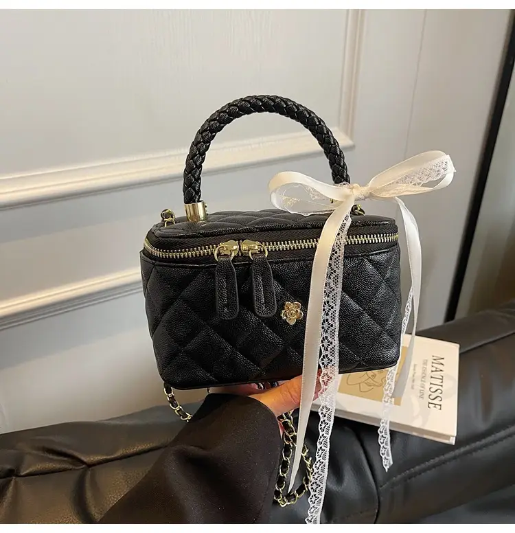 Pink Quilted Handheld Bag for Women 2026 — feature 29