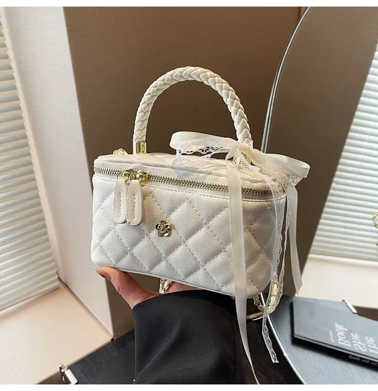 Pink Quilted Handheld Bag for Women 2026 — feature 34