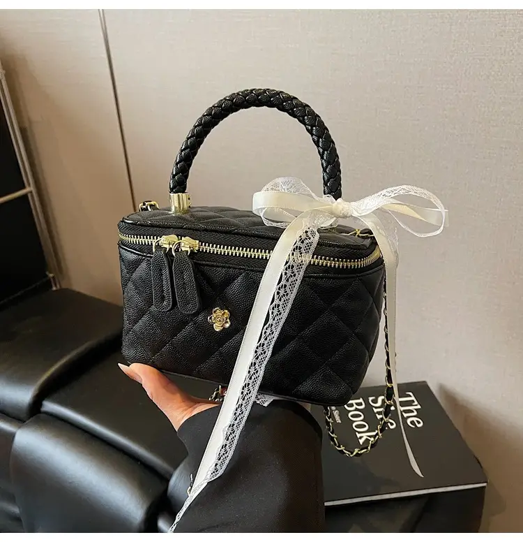 Pink Quilted Handheld Bag for Women 2026 — feature 38