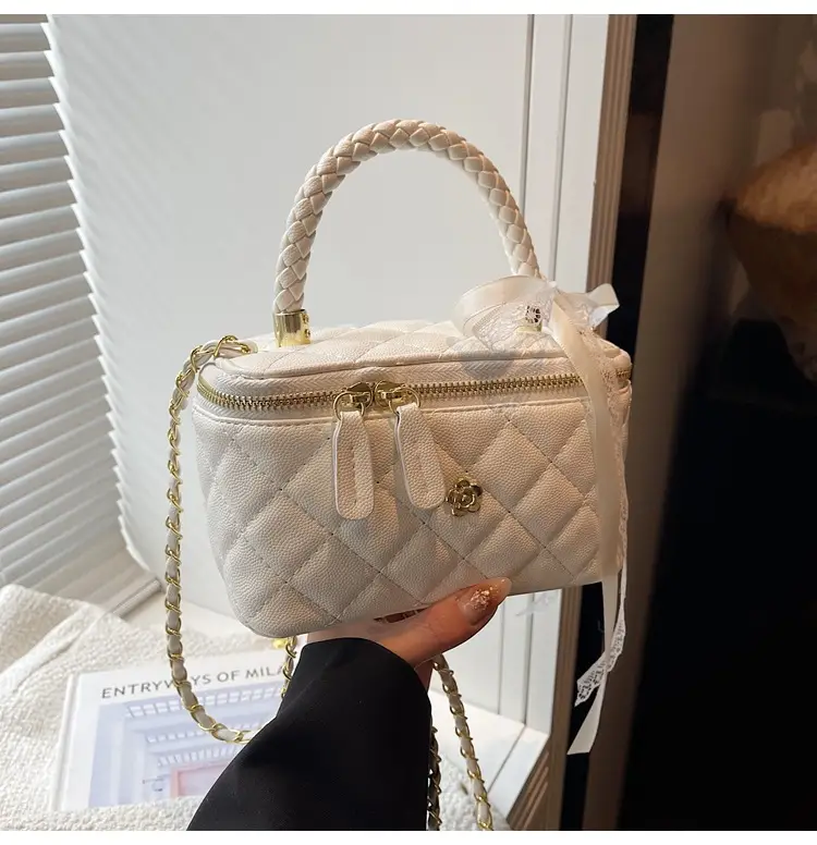 Pink Quilted Handheld Bag for Women 2026 — feature 43