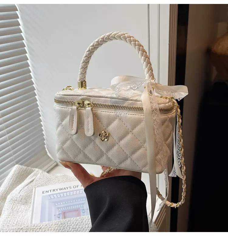 Pink Quilted Handheld Bag for Women 2026 — feature 44