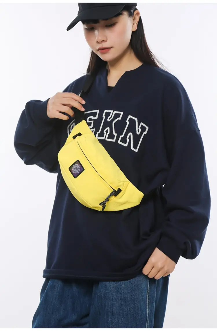 Stylish Crossbody Bag for Men White Blue Casual Travel Bag — feature 22
