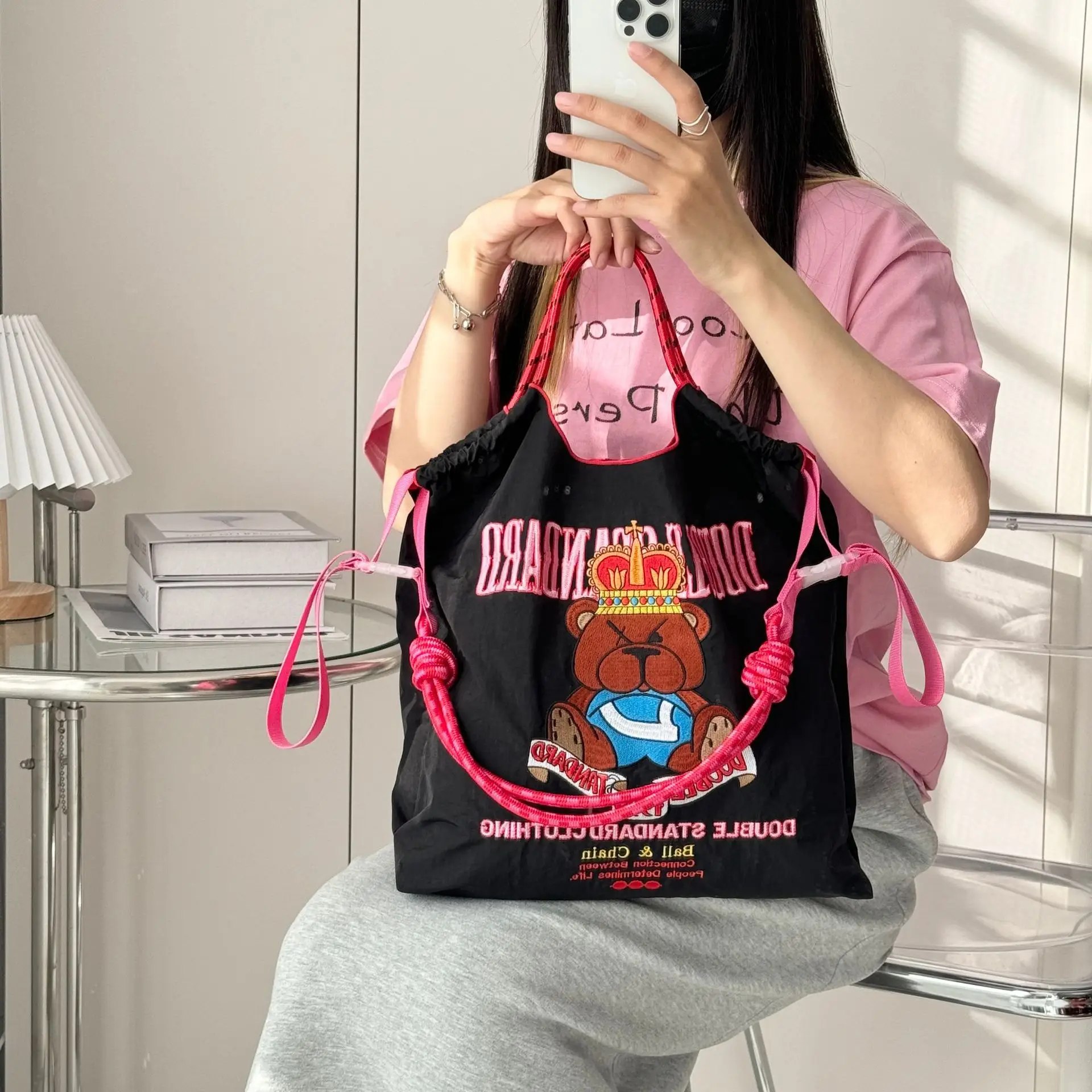 Japanese Style Embroidered Shoulder Bag for Women — feature 11