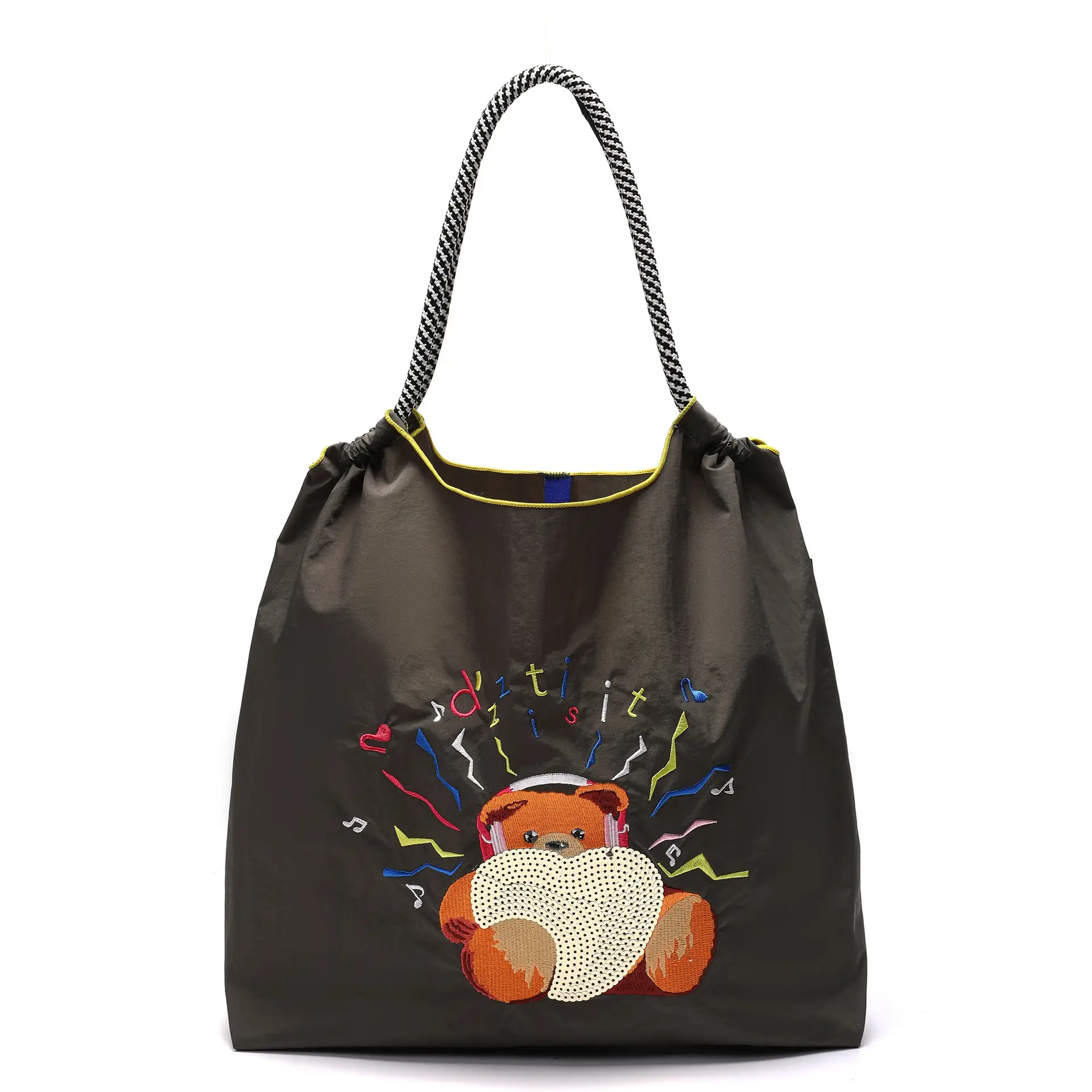 Japanese Style Embroidered Shoulder Bag for Women
