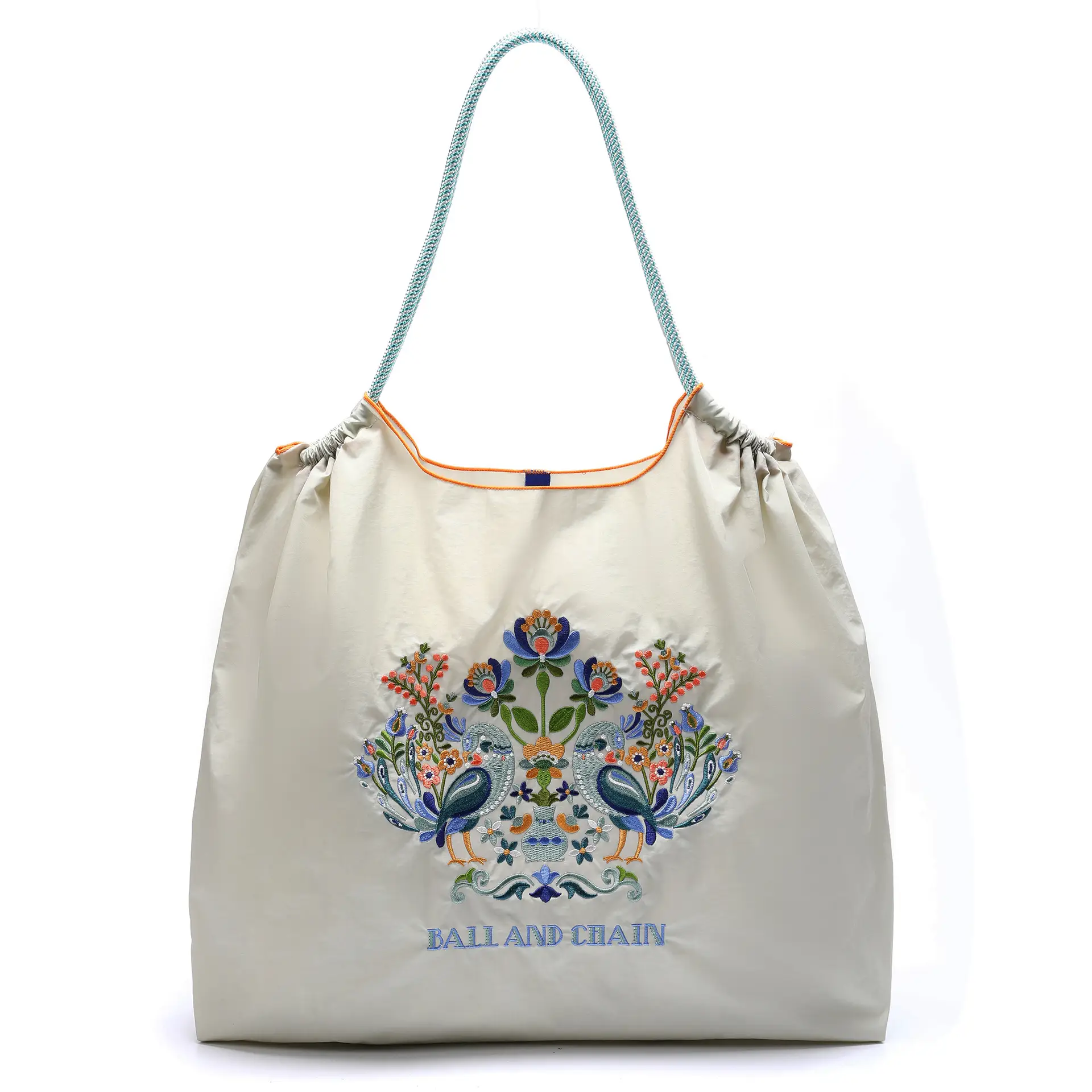 Japanese Style Embroidered Shoulder Bag for Women