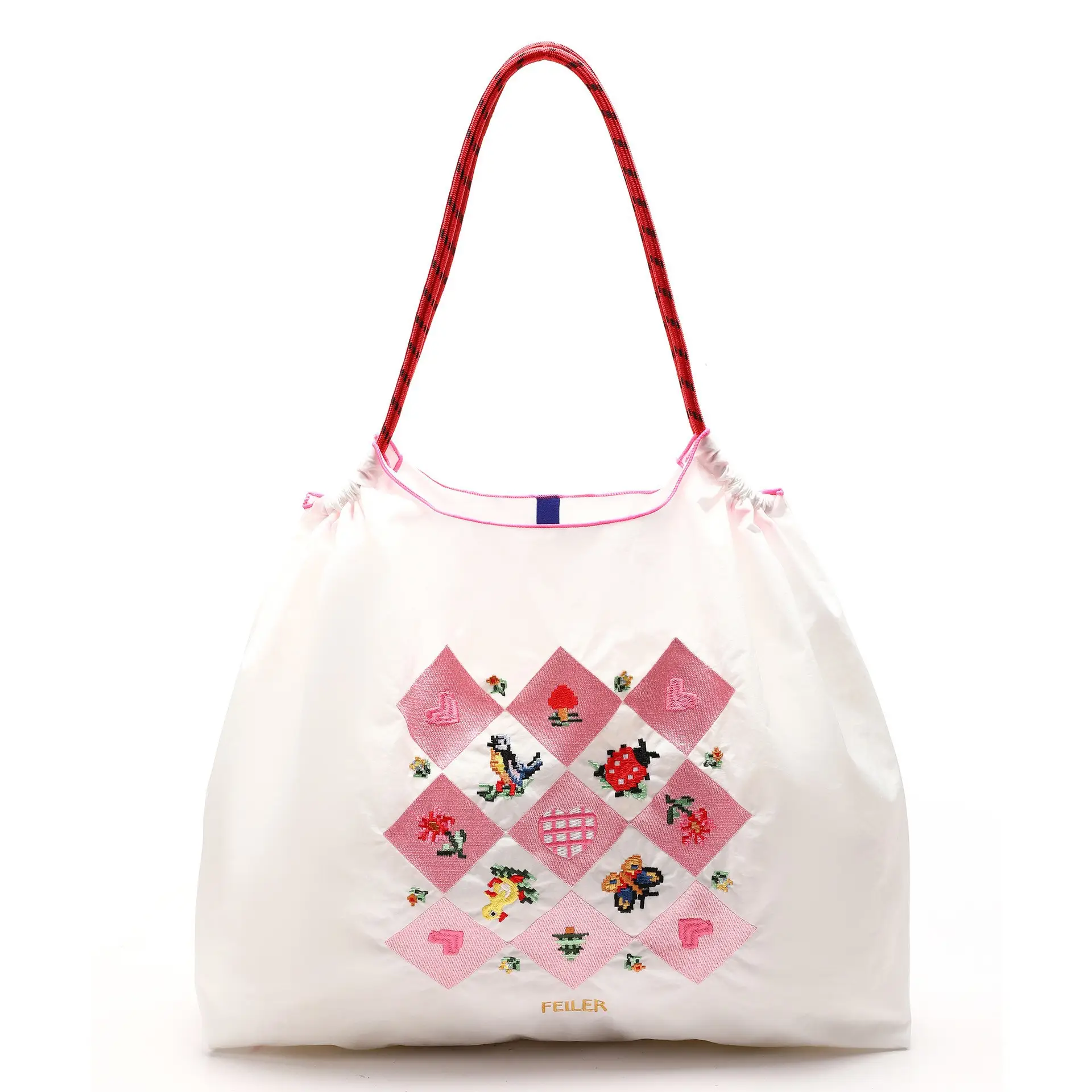 Japanese Style Embroidered Shoulder Bag for Women