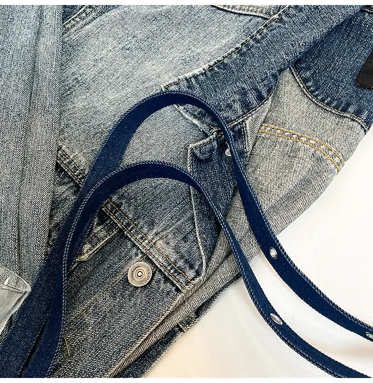 Blue Women's Large Tote Bag for Summer Commute — feature 35