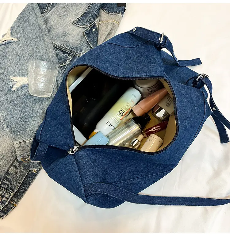 Blue Women's Large Tote Bag for Summer Commute — feature 42