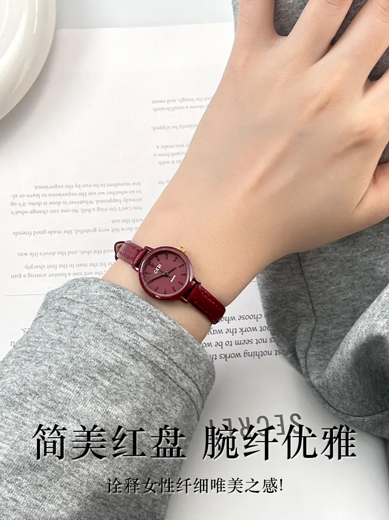 Goldie Student Watch Waterproof Quartz Small Elegant — feature 2