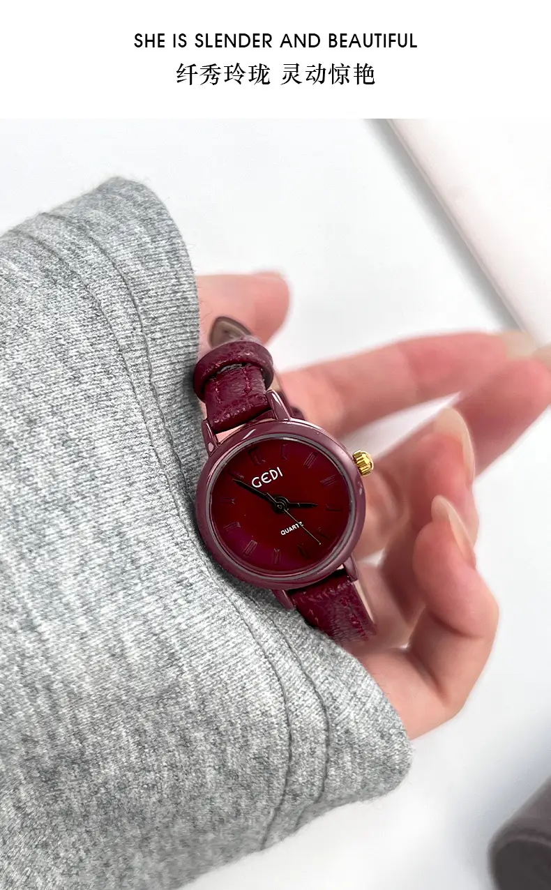 Goldie Student Watch Waterproof Quartz Small Elegant — feature 5