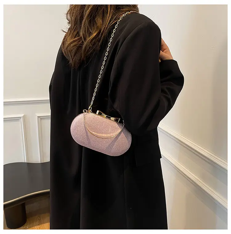 Elegant Chain Crossbody Bag for Women Tan — feature 15