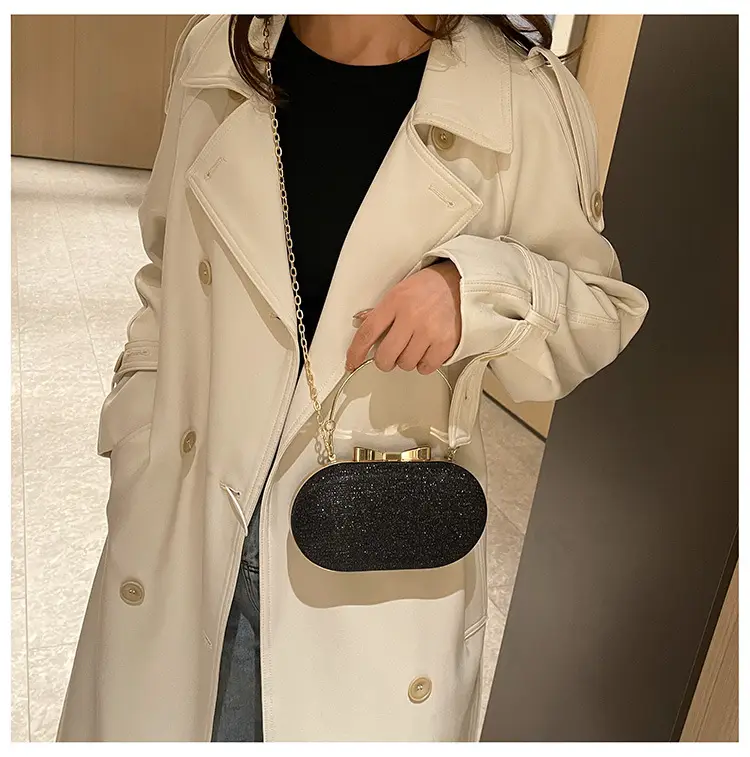 Elegant Chain Crossbody Bag for Women Tan — feature 22