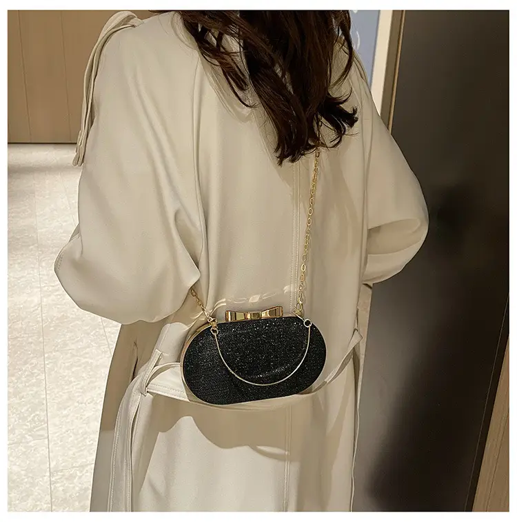 Elegant Chain Crossbody Bag for Women Tan — feature 23