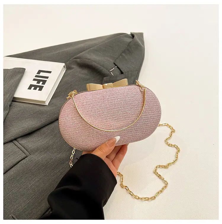 Elegant Chain Crossbody Bag for Women Tan — feature 25