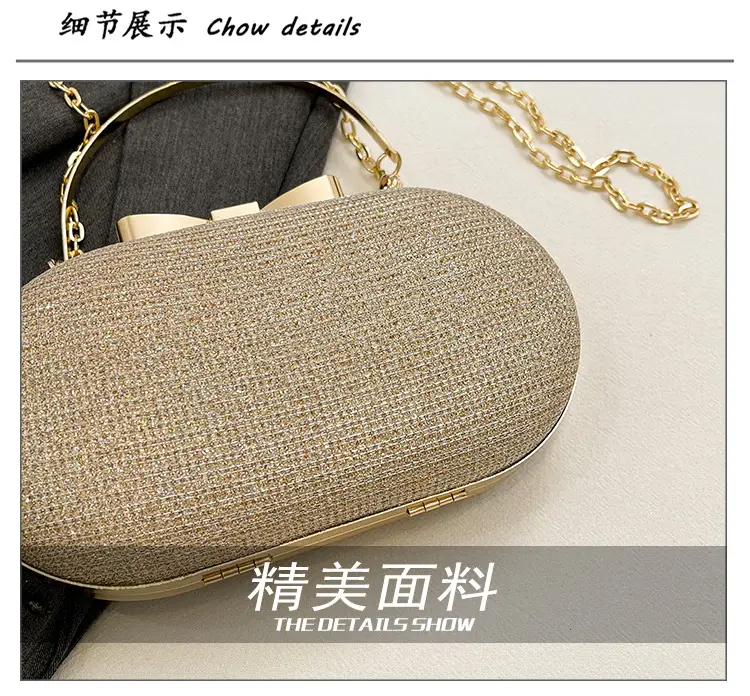 Elegant Chain Crossbody Bag for Women Tan — feature 5