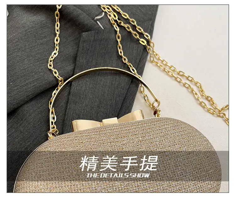Elegant Chain Crossbody Bag for Women Tan — feature 6