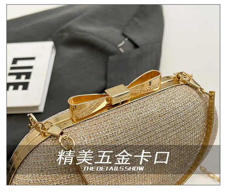 Elegant Chain Crossbody Bag for Women Tan — feature 8