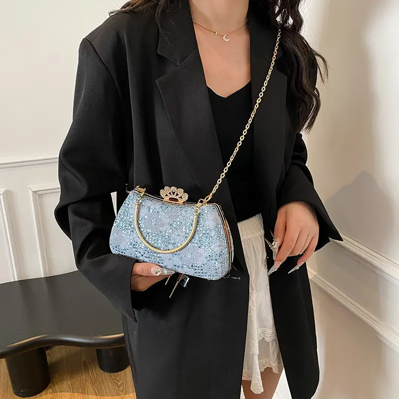 Crown Crossbody Bag for Women Elegant White 2025 - Image 8