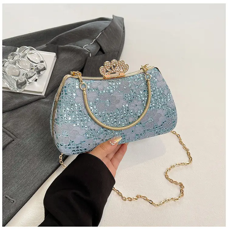 Crown Crossbody Bag for Women Elegant White 2025 - Image 5