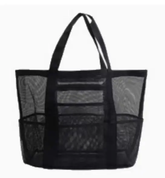 Cross-Border Mesh Shoulder Bag for Men Women Brown Black - Image 10