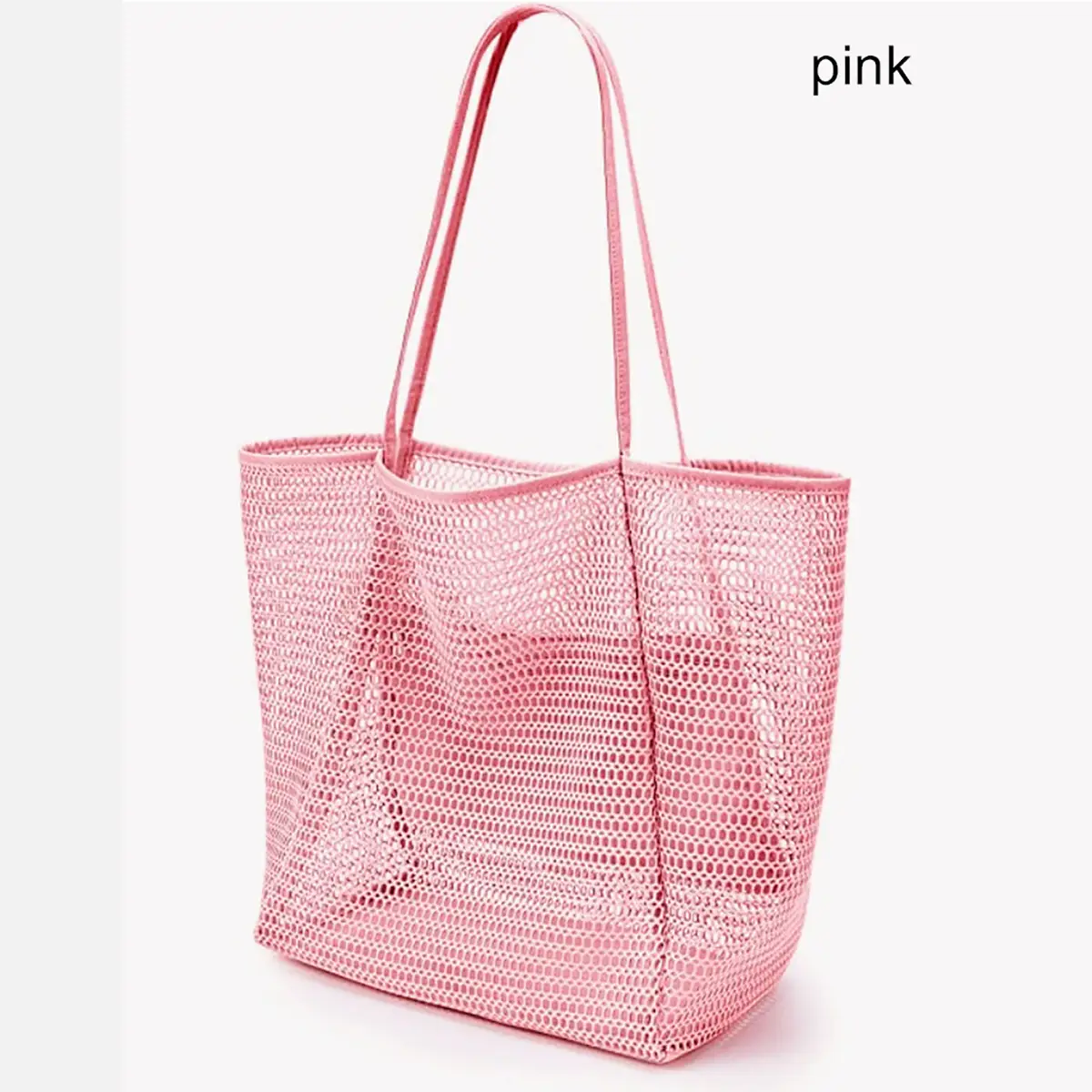Cross-Border Mesh Shoulder Bag for Men Women Brown Black - Image 8