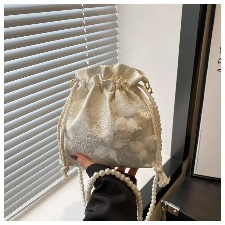 Blue Floral Western Bucket Bag for Women Spring 2025 luggage and leather goods — feature 18