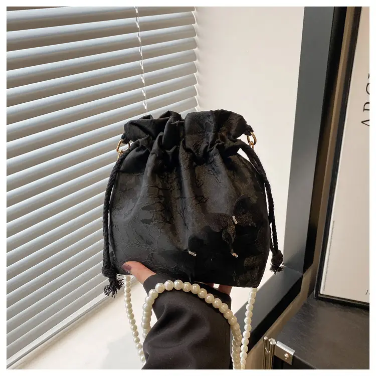 Blue Floral Western Bucket Bag for Women Spring 2025 luggage and leather goods — feature 20
