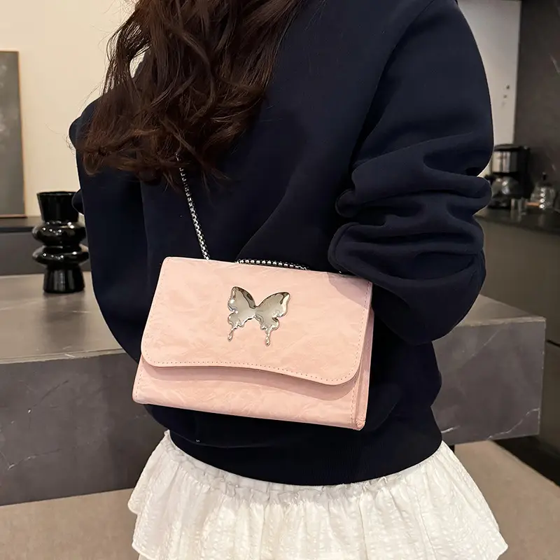 Elegant Butterfly Chain Shoulder Bag for Women - Image 8