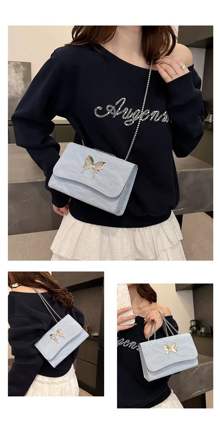 Elegant Butterfly Chain Shoulder Bag for Women — feature 31