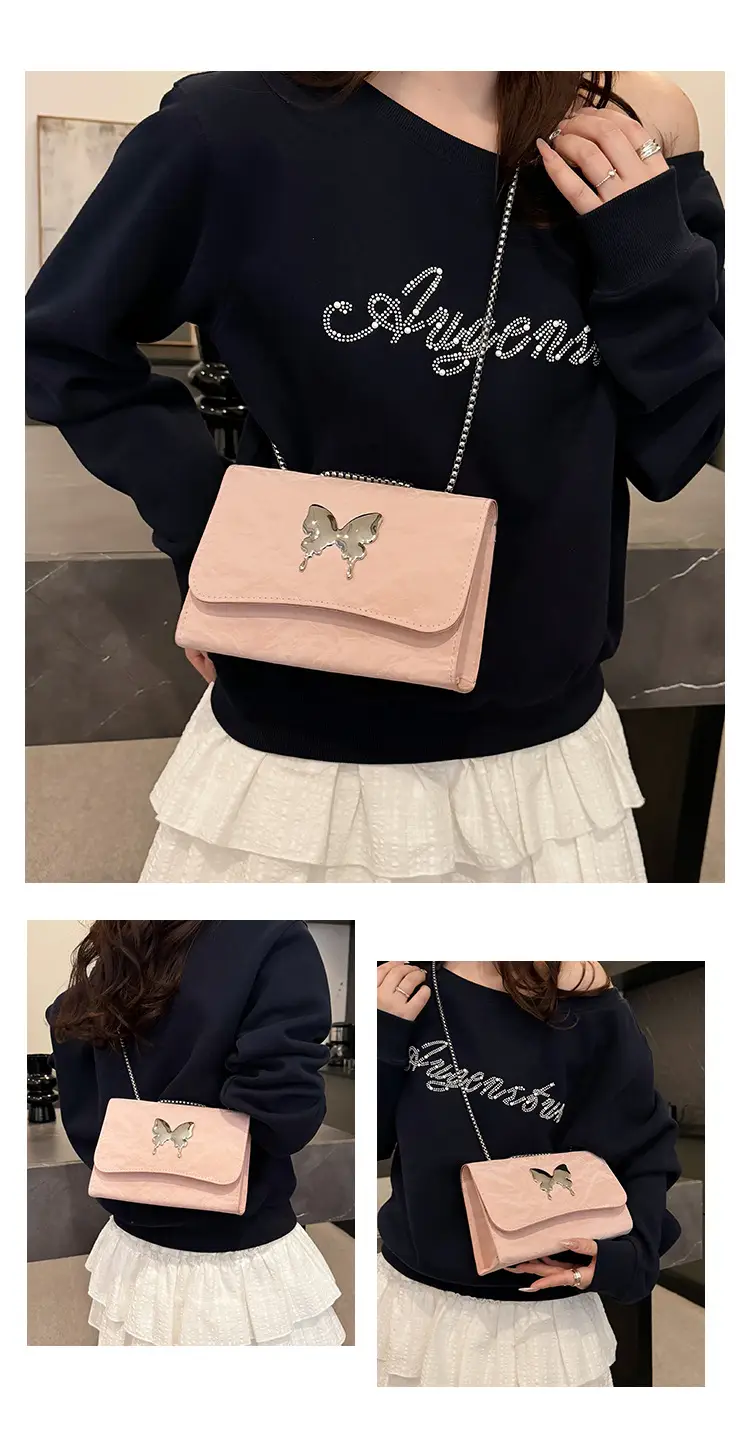 Elegant Butterfly Chain Shoulder Bag for Women — feature 32