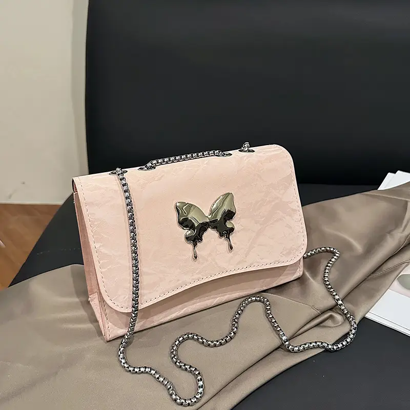 Elegant Butterfly Chain Shoulder Bag for Women - Image 3