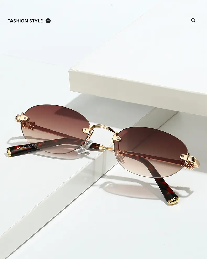 Trendy High-End Frameless Sunglasses for Women β feature 5