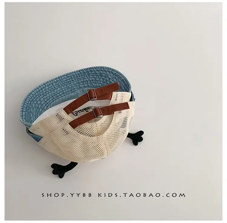Kids Mesh Sun Hat with Big Brim & Eye Patches — feature 5