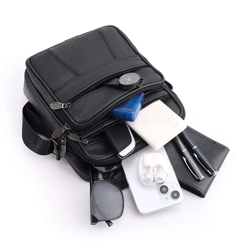 Men's Multi-Color Crossbody Bag 7.9" Tablet Friendly - Image 5