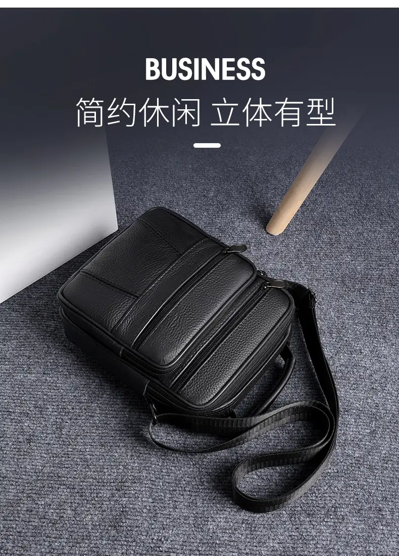 Men's Multi-Color Crossbody Bag 7.9" Tablet Friendly — feature 6