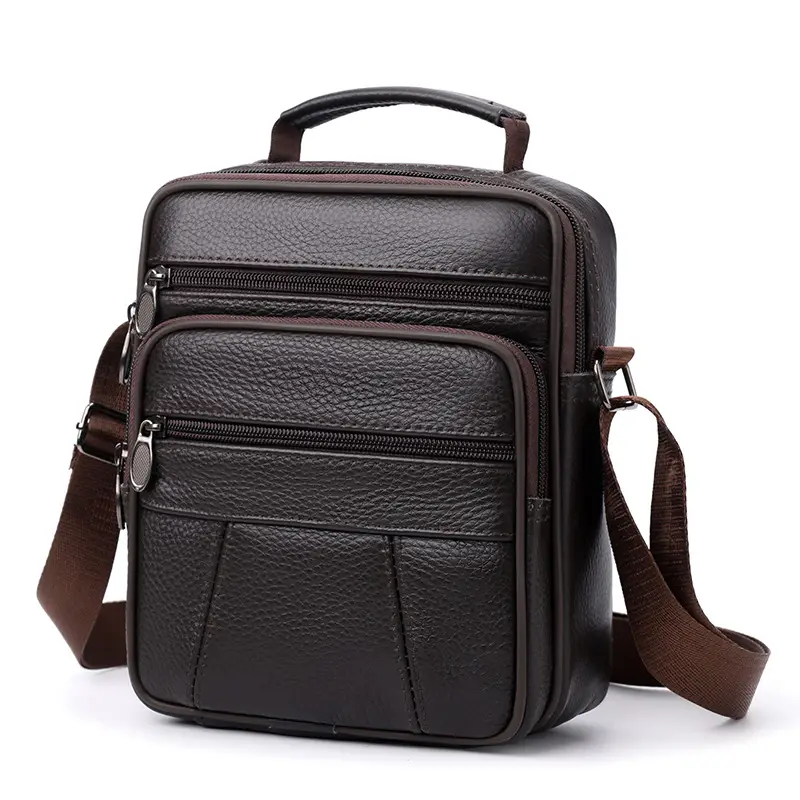 Men's Multi-Color Crossbody Bag 7.9" Tablet Friendly - Image 2