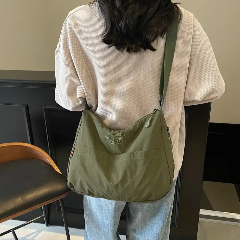 Yellow Japanese Style Shoulder Bag for Women - Image 7