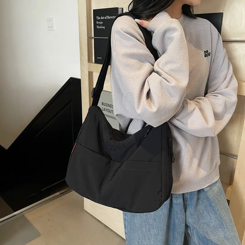 Yellow Japanese Style Shoulder Bag for Women - Image 8