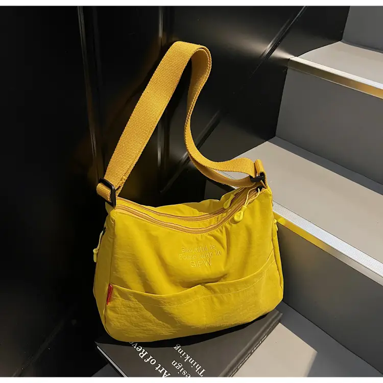 Yellow Japanese Style Shoulder Bag for Women — feature 37