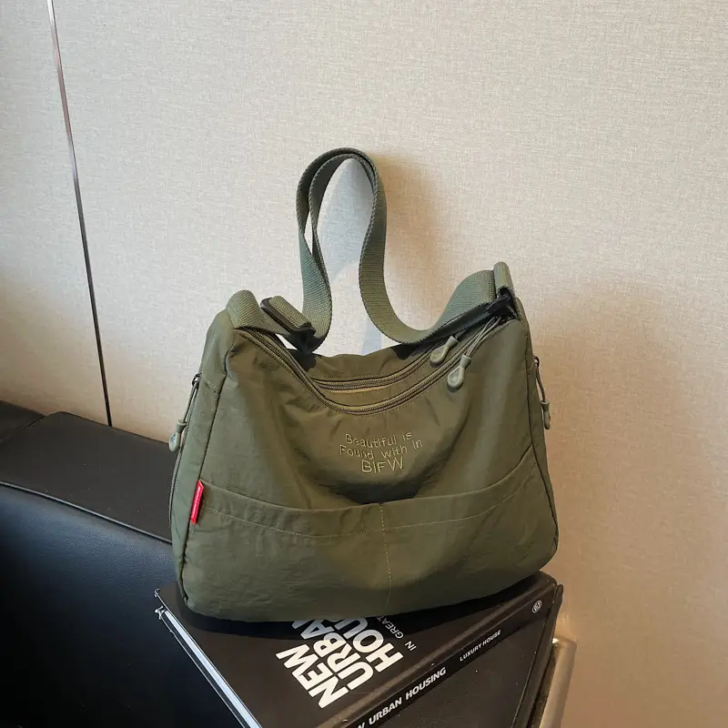 Yellow Japanese Style Shoulder Bag for Women - Image 3