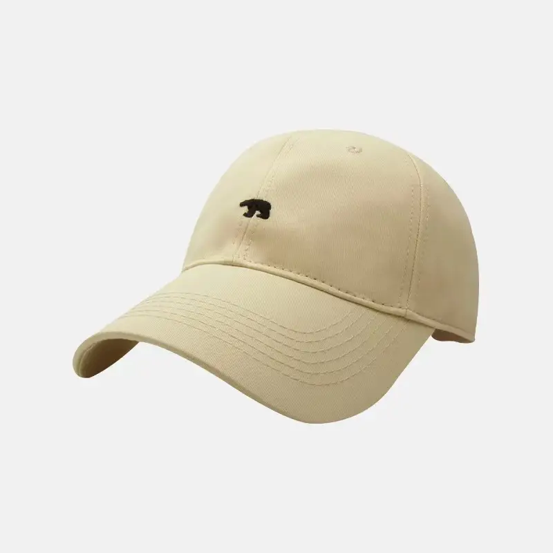 2025 New Polar Bear Cap for Men Women Soft Beige - Image 2